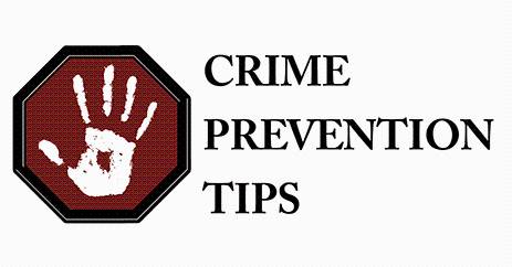 Crime Prevention Tips - Copy